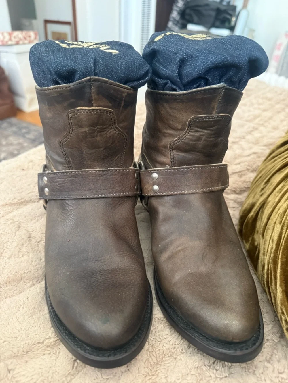 Freebird by Steven Santiago Brown Color Ankle Boots Zipper Back SZ 8 New no Box - Picture 5 of 10